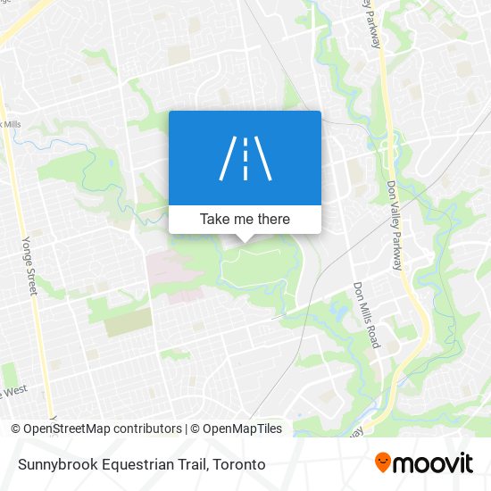 Sunnybrook Equestrian Trail map
