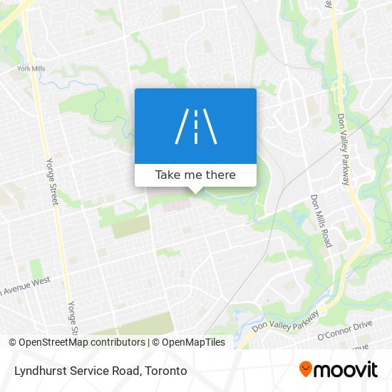 Lyndhurst Service Road plan