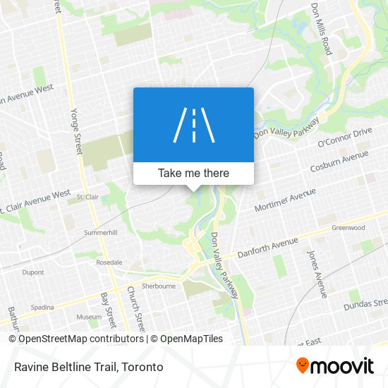 Ravine Beltline Trail map