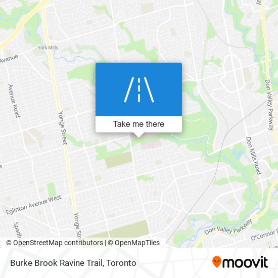 Burke Brook Ravine Trail plan