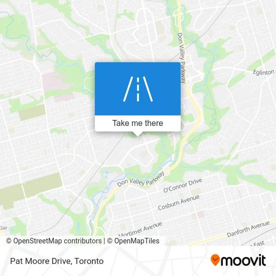 Pat Moore Drive map