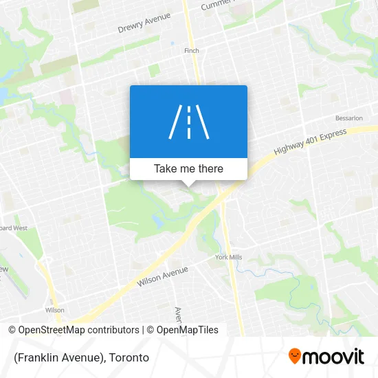 (Franklin Avenue) map