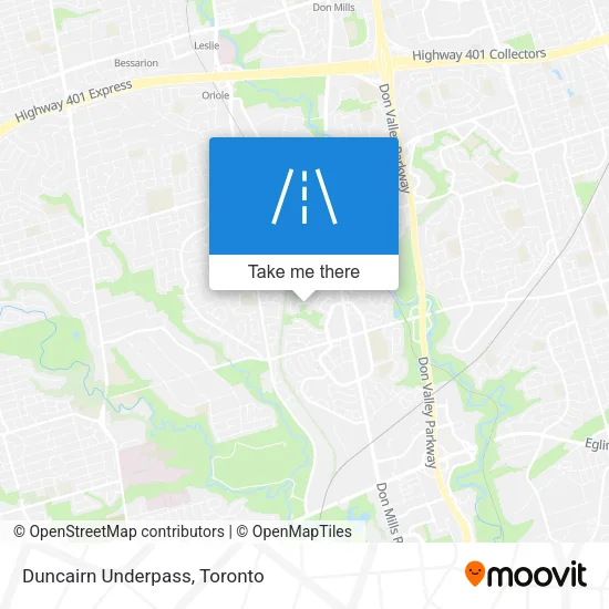 Duncairn Underpass map
