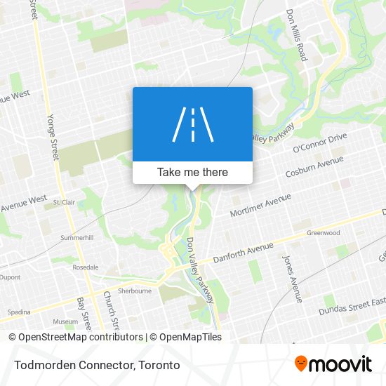 Todmorden Connector map