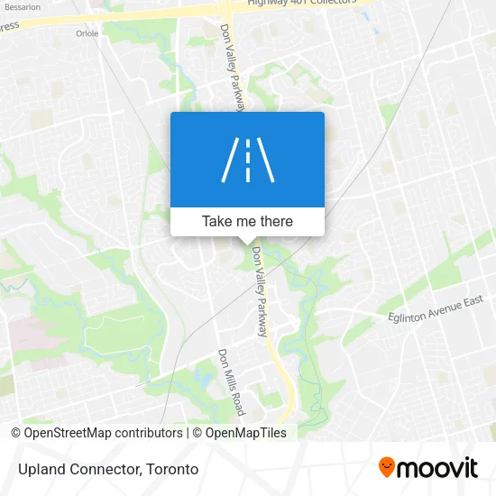 Upland Connector map