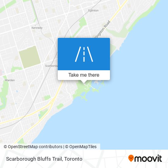 Scarborough Bluffs Trail map