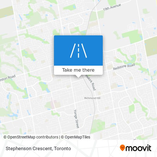 Stephenson Crescent map