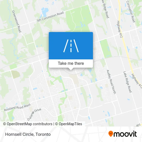 Hornsell Circle map