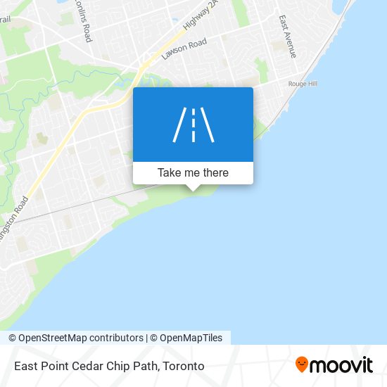 East Point Cedar Chip Path plan