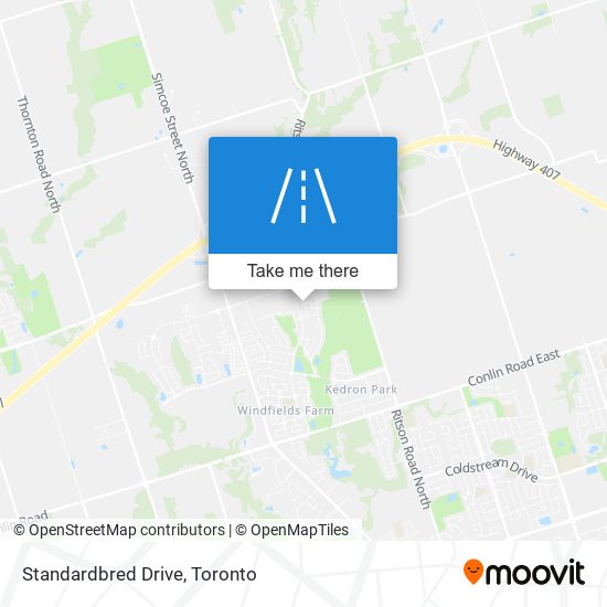 Standardbred Drive map