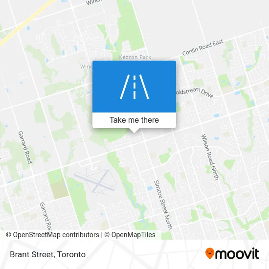 Brant Street map