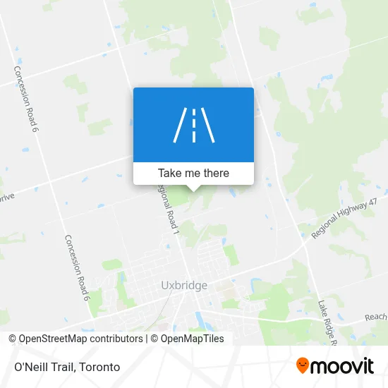 O'Neill Trail map