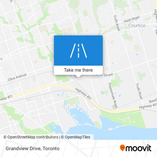 Grandview Drive map