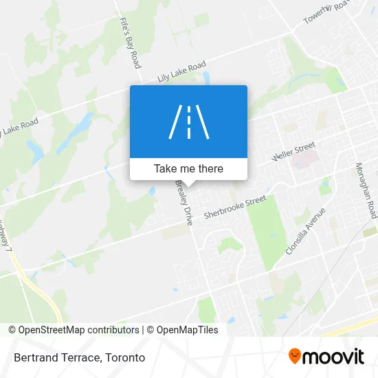 Bertrand Terrace map