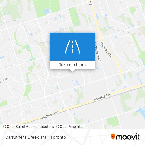 Carruthers Creek Trail map