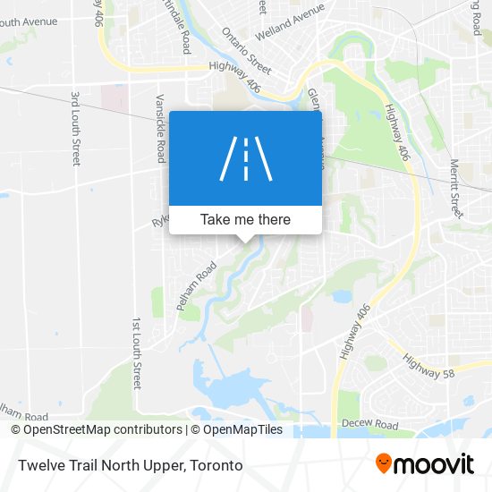 Twelve Trail North Upper map