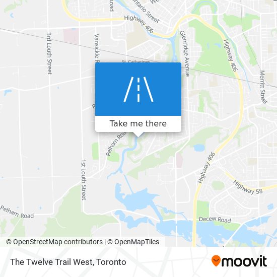 The Twelve Trail West map