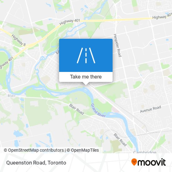 Queenston Road map