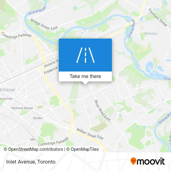 Inlet Avenue map