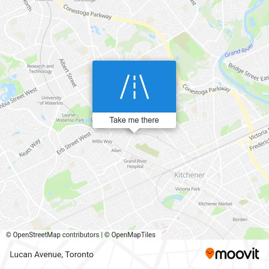 Lucan Avenue map