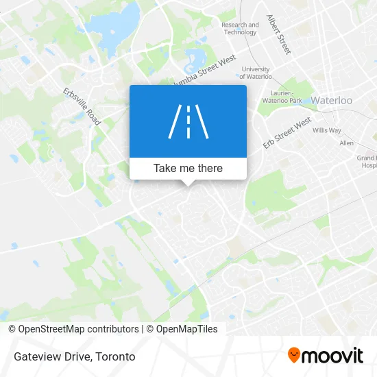 Gateview Drive map