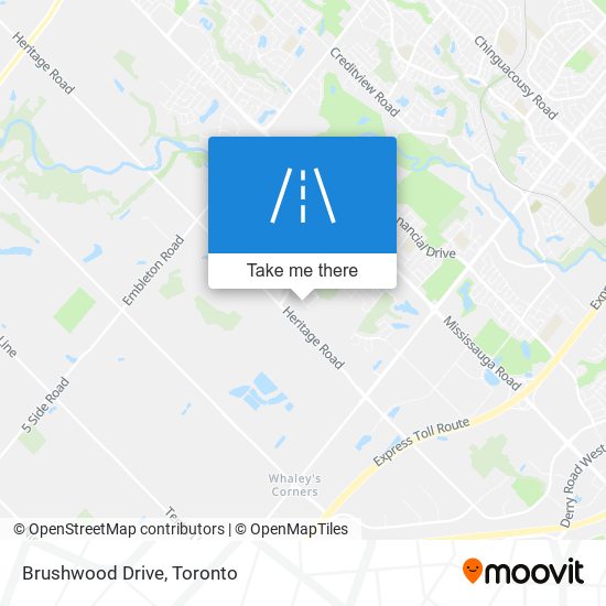 Brushwood Drive map