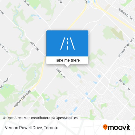 Vernon Powell Drive map