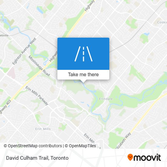 David Culham Trail map