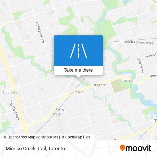 Mimico Creek Trail plan