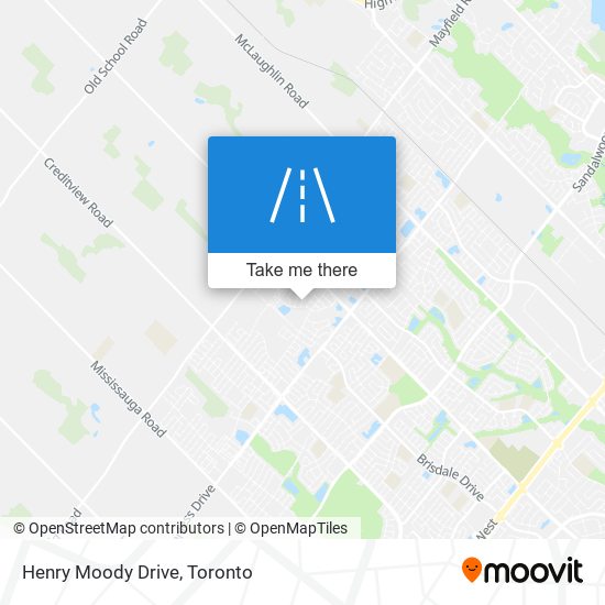 Henry Moody Drive map