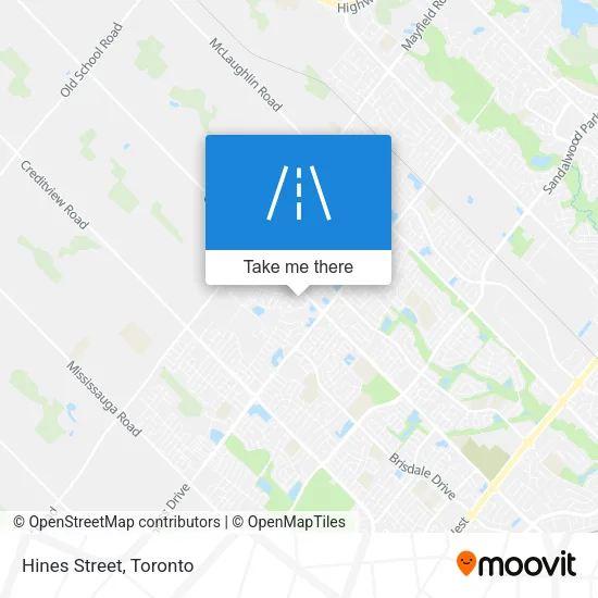 Hines Street map