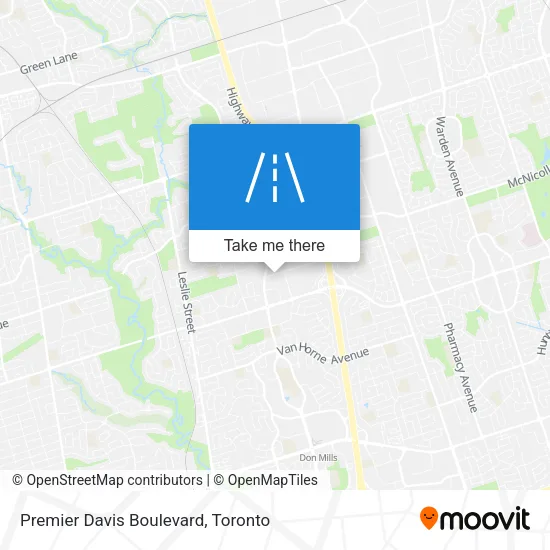 Premier Davis Boulevard map