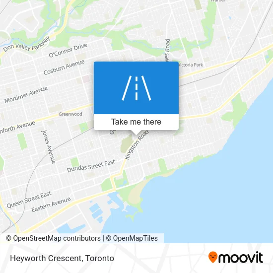 Heyworth Crescent map