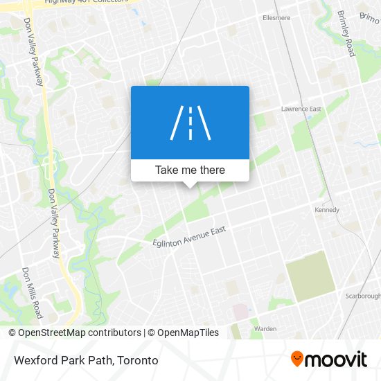 Wexford Park Path map