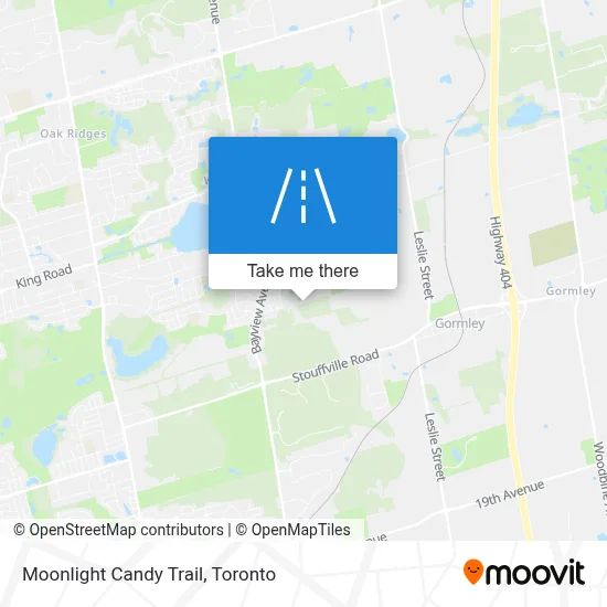 Moonlight Candy Trail map