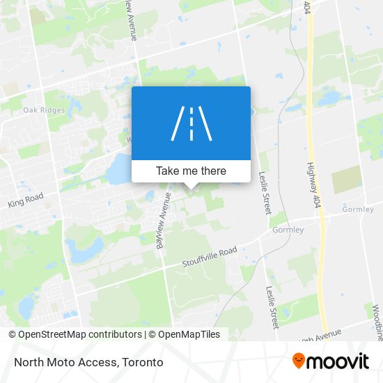 North Moto Access map