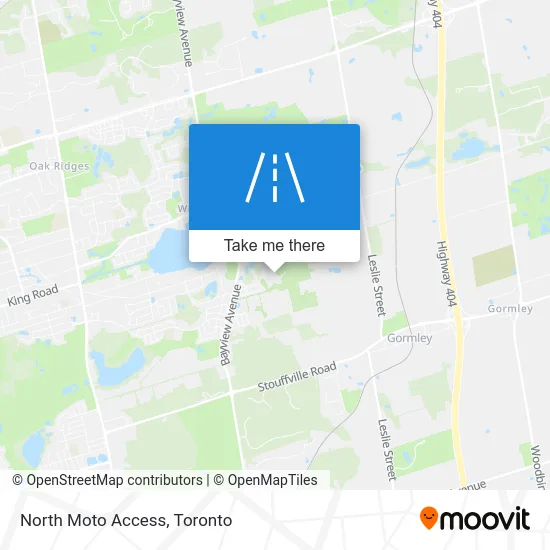 North Moto Access map