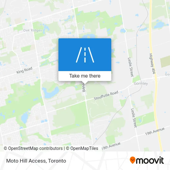 Moto Hill Access map