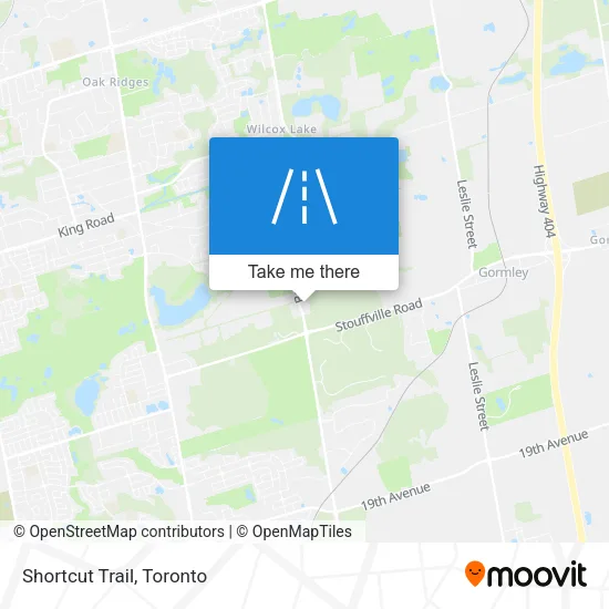 Shortcut Trail map