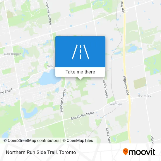 Northern Run Side Trail map