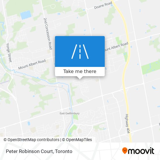 Peter Robinson Court plan