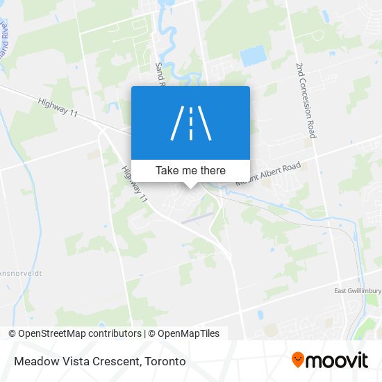 Meadow Vista Crescent map