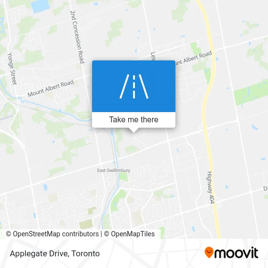 Applegate Drive map