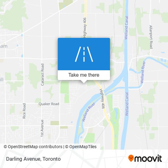 Darling Avenue map