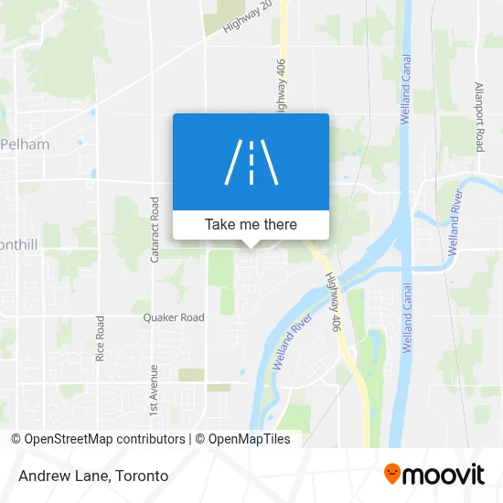 Andrew Lane map