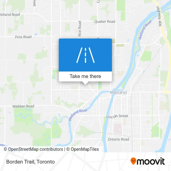 Borden Trail map