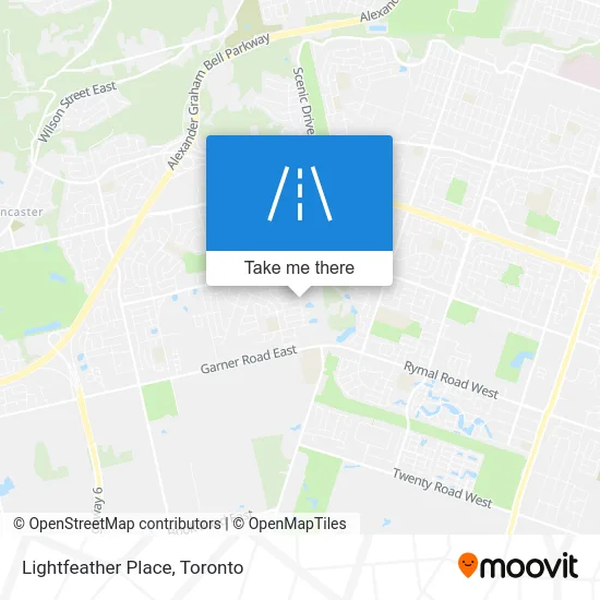 Lightfeather Place map