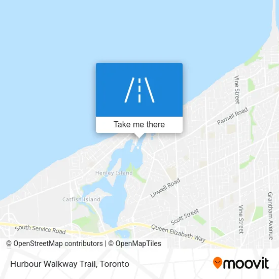 Hurbour Walkway Trail map