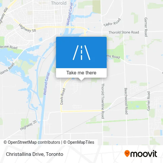 Christallina Drive map