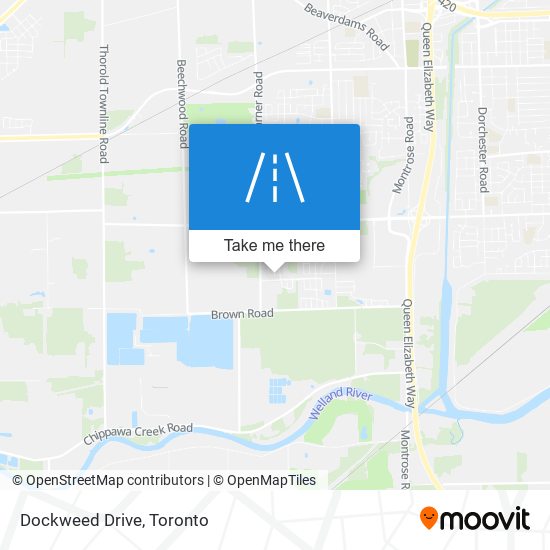 Dockweed Drive map